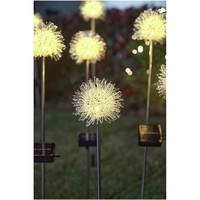 Lampa solara sub forma de Papadie,  alb cald, Flippy