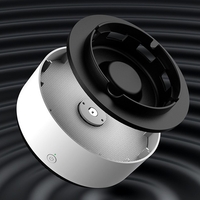 Scrumiera Multifunctionala cu Absorbtie, Flippy, Incarcare USB, cu Purificator de Aer, Scrumiera cu Absorbtie Fum, 14,5 x 14 x 7,5 cm, Gri