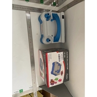 Pompa Electrica de Umflat Baloane, Flippy, cu Doua Iesiri, 220V, Putere 700W, Accesorii petrecere, Albastru-Gri