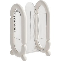 Cutie pentru Depozitare Cosmetice, Flippy, pentru Pensule, Creioane si Buretei, 4 Compartimente, din Plastic, 12 x 10 x 20 cm, Alb