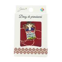 Brosa Mica in Cutie Primavara Norocoasa