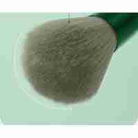 Set 13 pensule pentru machiaj, Flippy, super soft, makeup profesional/incepatori, verde