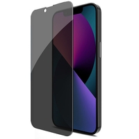 Folie sticla securizata cu sistem de montare usor si rapid Flippy pentru Apple iPhone 14 Plus / 13 Pro Max, Privacy, Transparenta
