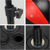 Jucarie Interactiva, Flippy, Model Sfera de Box cu Suport, Manusi Incluse, Inaltime Reglabila, +3 Ani, 120 x 20 x 23.5 cm, Rosu/ Negru