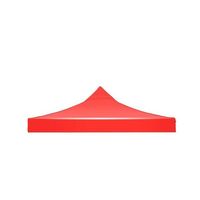 Prelata,copertina pentru acoperis cort tip pavilion Flippy, 2 x 2 m , impermeabila, invelis din material textil oxfort 700D, cauciucat Rosu