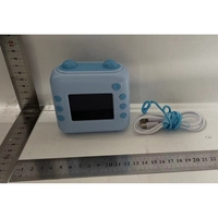 Camera Instantanee pentru Copii, Flippy, cu Functie de Printare, Cablu USB-C, Bluetooth, compatibil iOS/Android, Imprimare APP, Model Urechi, Snur Subtire Inclus, Albastru