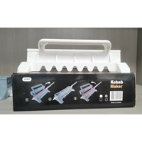 Presa pentru Carne, Flippy, pentru Kebab, cu Maner, din ABS, 29 x 7.5 x 2.6 cm, Alb