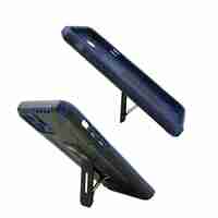 Husa de protectie Flippy compatibila cu Apple iPhone 11Pro Defender Model 4 cu suport, Albastru inchis