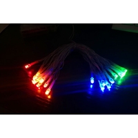 Instalatie de Craciun, Flippy®, Tip Perdea, cu Baterii, 8 Jocuri de Lumini, Muzica, cu Telecomanda, 2 x 2 m, 200 Led-uri, Multicolor