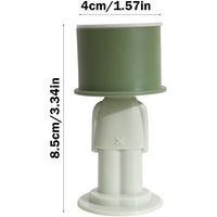 Opritor de Usa, Flippy, din Silicon, Model Magicial, cu Prindere de Perete, Anti-Coliziune, 4x 8.5 cm, Verde