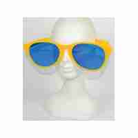 Ochelari Deghizare, Flippy, Marime Exagerata, din Plastic, 26 x 9 cm, Galben