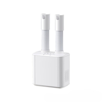 Uscator Electric de Pantofi, Flippy, Suflanta cu Aer Cald, Reglabil, Silentios, Tensiune 220V, Doua Capete, 38x18x11cm, Alb