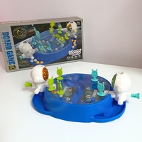 Jucarie Interactiva, Flippy, Model Astronauti, Joc de Masa, +5 Ani, Portabil, 2 Jucatori, 19 x 7 x 11.3 cm, Albastru