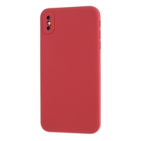 Husa protectie compatibila cu Apple iPhone X/XS Liquid Silicone Case Rosu