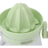 Storcator de Citrice Manual, Flippy, Rezistente, Usor de Folosit si Depozitat, Durabil, Calitativ, 16.5x13cm, Transparent/ Verde