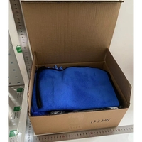 Set 25 Accesorii pentru Curatare Auto, Flippy, din PP si Microfibra, Interior/Exterior, 30 x 24 x 12 cm, Albastru/Negru