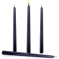 Lumanare Decorativa, Flippy, pentru Masa, 25 cm, din Parafina, fara Fum, Ardere 7.5h, Negru