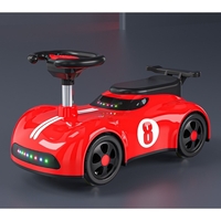 Masina pentru Copii, Flippy, 1-3 ani, Impingere, Bluetooth, Muzica, din ABS, 4 Roti, Inaltime Sezut 22 cm, Rosu