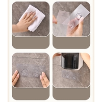 Organizator Baie, Flippy, 4 Compartimente si 1 Sertar, Rotire 360 Grade, din PP+PET, 27.5 x 16 x 11 cm, Albastru