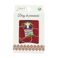 Brosa Mica in Cutie Primavara Norocoasa