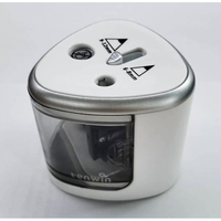 Ascutitoare Electrica cu 2 Gauri, Flippy, Gri, Baterii 4 x AA (neincluse), 7.5 x 7.5 x 7.5 cm, Gri