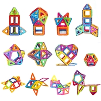 Set 40 Piese Magnetice de Constructie, Flippy, Piese Mici, Magnetic Blocks, Forme Geometrice, 3 Ani, ABS, Magnet, 20.5 x 14.5 x 12 cm, Multicolor