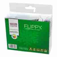 Instalatie de Craciun cu Baterii Tip Liniar, 2 jocuri de lumini, Fir Verde 10 m 100 LED -uri, Multicolor