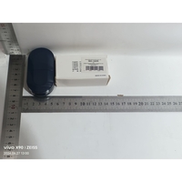Organizator medicamente, Flippy, Dispozitiv Taiere/Sfaramare Pastile, Ideala pentru Calatorii, Portabila, Perie pentru Curatare, Compartiment depozitare, 8.5x4.5x2.5 cm, Albastru