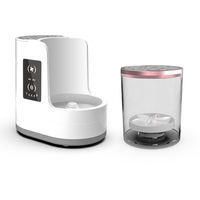 Dispozitiv Portabil de Curatare a Pensulelor de Machiaj, Flippy, cu Functie de Uscare, 5V, 850RPM, Cablu 1.2 m, 17.3 x 12.1 x 17.5 cm, Alb