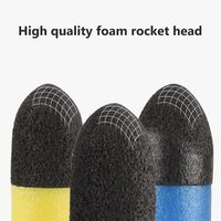 Jucarie pentru Copii, Flippy, Lansator de Rachete cu Piciorul, Un Lansator, 3 Rachete Fara Lumini, 3 Aircrafts, 42x36 cm, Multicolor