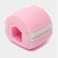 Dispozitiv de Tonifiere Faciala, Flippy, din Silicon, Corectare Mandibula/Maxilar, Roz