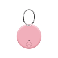 Dispozitiv Anti Pierdere Inteligent, Flippy, conexiune Bluetooth, Dispozitiv Anti Pierdere pentru accesorii, Baterie si Manual de Utilizare Incluse 38 x 38 x 7 mm, Roz
