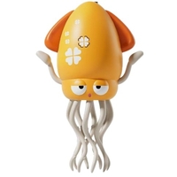 Caracatita Dansatoare, Flippy, +3 Ani, 3 Moduri, din ABS, Incarcare USB, cu Undita Inclusa, 12.6 x 7.6 x 20.7 cm, Galben