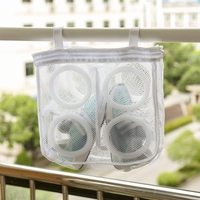Sac pentru Spalare Incaltaminte, Flippy, pentru Masina de Spalat, 28x24.5x8 cm, Alb