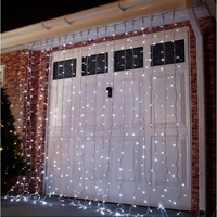 Instalatie de Craciun Tip Perdea Fir Transparent 3 X 2 m 240 Leduri Alb Rece 2783W