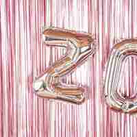 Balon Folie Metalizata Litera Z, Flippy, 80 cm, Umflati cu Heliu sau Aer, Ambalaj Individual, Pai inclus, Argintiu