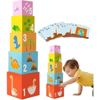 Jucarie de Construit, Flippy, Puzzle Box, Blocuri Stivuibile, 4-6 Ani, 5 Cuburi, 48 de Modele de Construit, 1 Manual, 12.8 x 12.8 x 12.8 cm, Multicolor