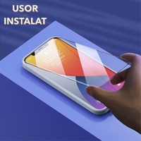 Folie Sticla Securizata, Flippy, Compatibila cu Samsung S24 5G, Full Cover 111D, HD, Margini Negre, Transparenta