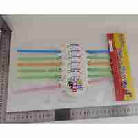 Set 6 Paie, Flippy, Colectia Happy Birthday, 26 cm, din Carton/Plastic, Multicolor