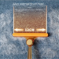 Perie de Indepartare a Scamelor, Flippy, pentru Haine si Par de Animale, cu Doua Fete, Manual, Multifunctional, 12x14.5 cm, Accesoriu pentru Casa, Portocaliu