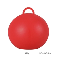 Greutate pentru Baloane, Flippy, Accesoriu Petrecere, 5.5x5.5 cm, 120 g, Rosu