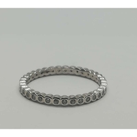 Inel Argint 925 Circular cu Pietre Incrustate M 51