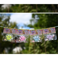Jucarie Antistres Squishy, Flippy, cu Revenire Lenta, Labuta de Pisica Pufoasa, 7.5 cm, Ambalaj Transparent, Model 27055, Multicolor