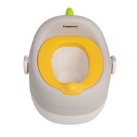 Olita pentru Copii, Flippy, 3 in 1, Detasabila, Inaltator, Reductor WC, cu Capac, 100 de Saci de Unica Folosinta, Gri