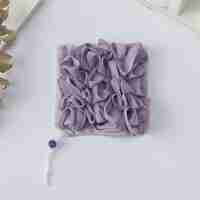 Prosop de Baie, Flippy, 2in1, cu Burete din Plasa, 17 x 17 cm, Mov