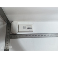 Organizator medicamente, Flippy, Dispozitiv Taiere/Sfaramare Pastile, Ideala pentru Calatorii, Portabila, Perie pentru Curatare, Compartiment depozitare, 8.5x4.5x2.5 cm, Alb