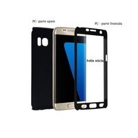 Husa de protectie Flippy compatibila cu Huawei Mate 10 Lite Full Cover 360 Negru + Folie de protectie