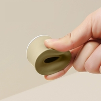 Opritor de Usa, Flippy, din Silicon, Model Magicial, cu Prindere de Perete, Anti-Coliziune, 4x 8.5 cm, Galben