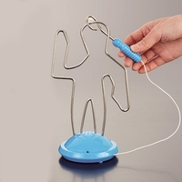 Joc de baut, Buzz Wire, Flippy, pentru Petreceri, Distractie, Pahare de Shot din Sticla Incluse, 4 Jucatori, Multicolor