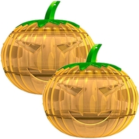 Set 2 Capcane pentru Insecte, Flippy, Forma de Dovleac, 12x9.2x12.2 cm, din ABS, Portocaliu